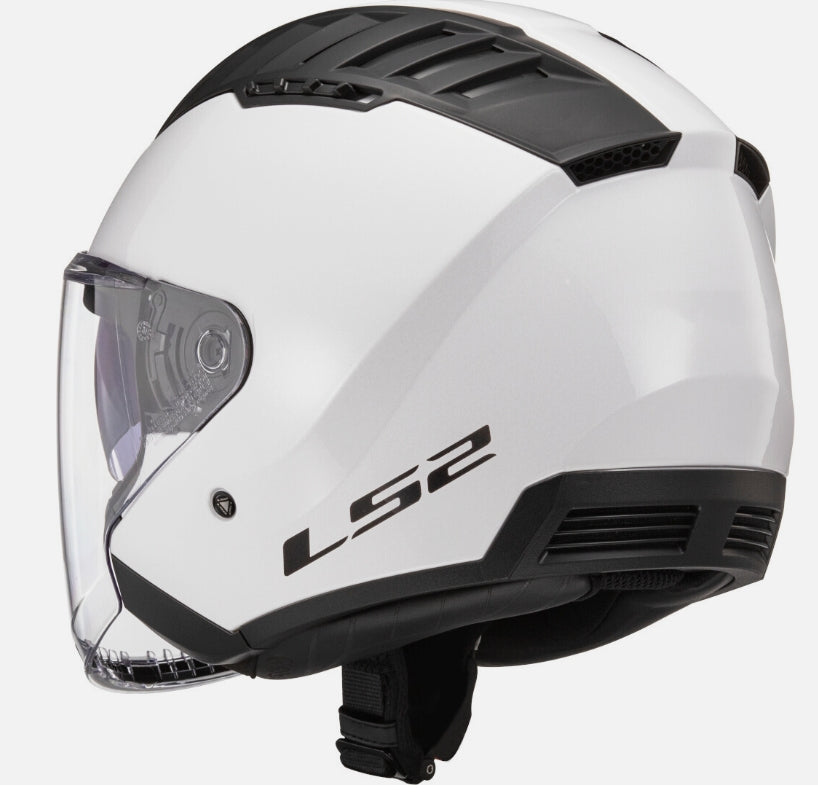 LS2 COPTER II GLOSS WHITE