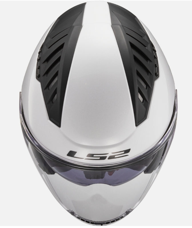 LS2 COPTER II GLOSS WHITE