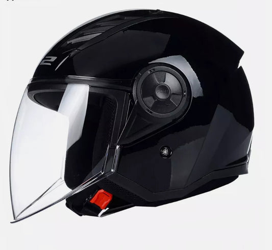 LS2 AIRFLOW 2 SOLID GLOSS BLACK