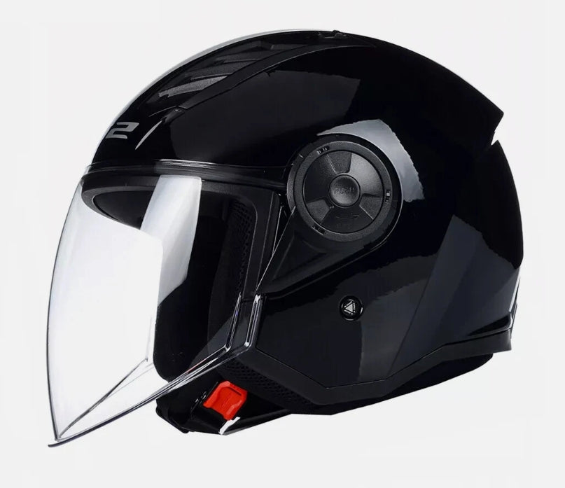 LS2 AIRFLOW 2 SOLID GLOSS BLACK